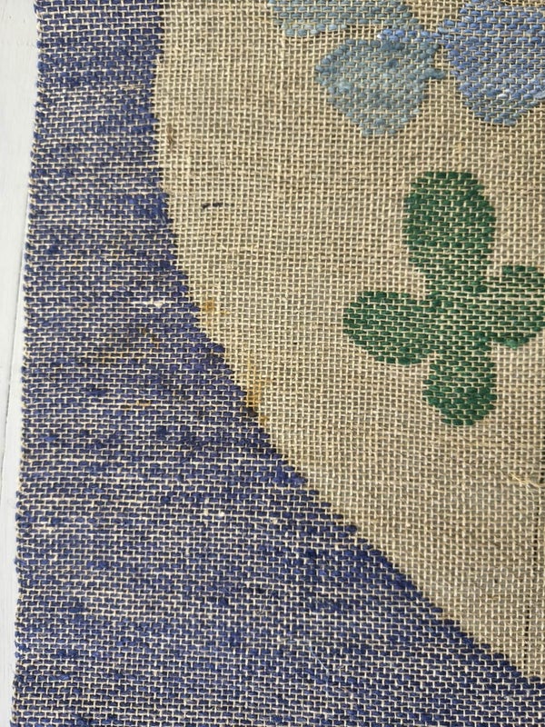 Vintage kuultokudos, kukkakuvio