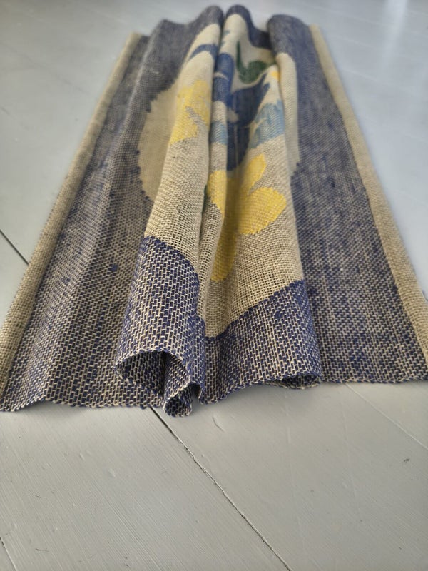 Vintage kuultokudos, kukkakuvio