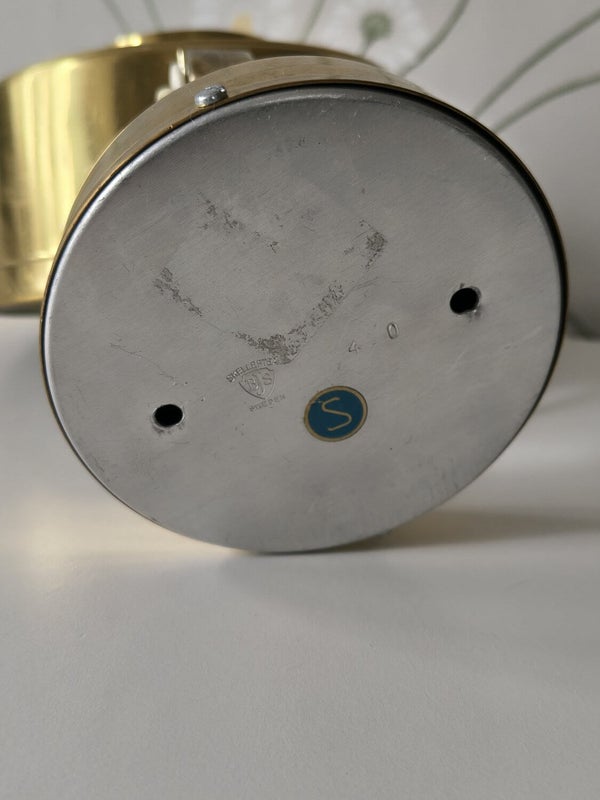 Vintage sein&auml;valaisin, messinki, ruotsalainen design